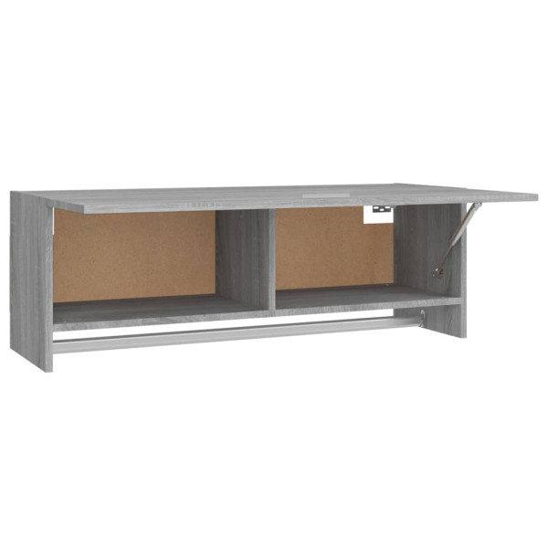 Armario madera contrachapada gris Sonoma 100x32.5x35 cm M 5
