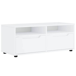 Mueble de TV VISNES blanco 100x40x38 cm madera de ingeniería H