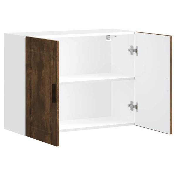 Armario de pared cocina Porto madera ingeniería roble ahumado M 5