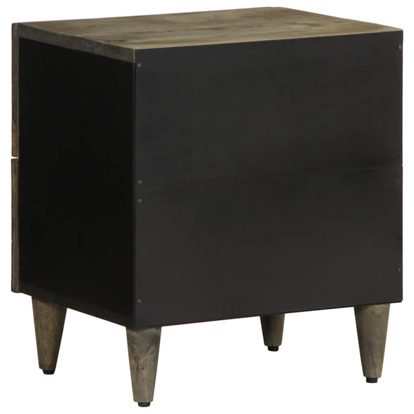 Mesa de cabeceira cinzento claro 40x33x46 cm M 5