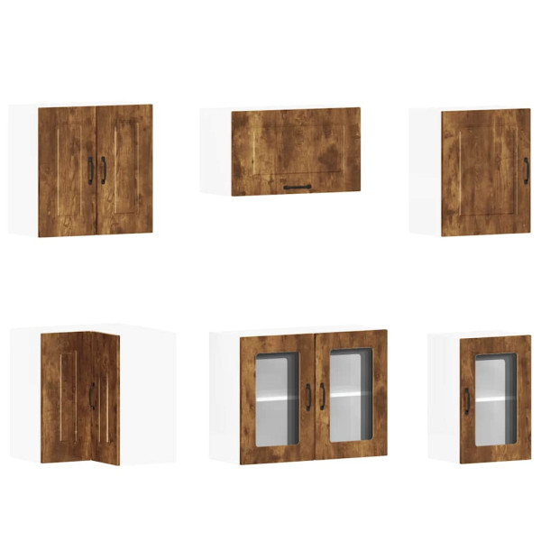 Mueble cocina Kalmar roble ahumado 11 pzas madera contrachapada M 5