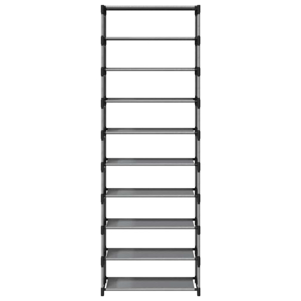 Sapateira 10 camadas 54x28x158 cm tecido não tecido cinzento M 5