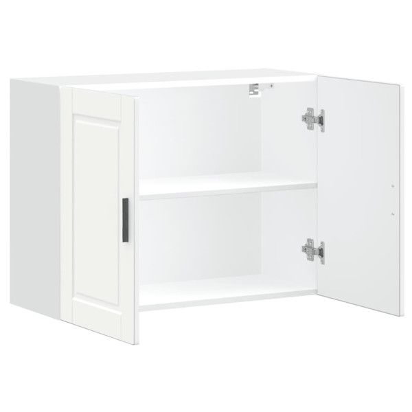 Armario de pared para cocina Porto madera de ingeniería blanca M 5