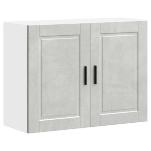 Armario de pared cocina Porto madera ingeniería gris hormigón H