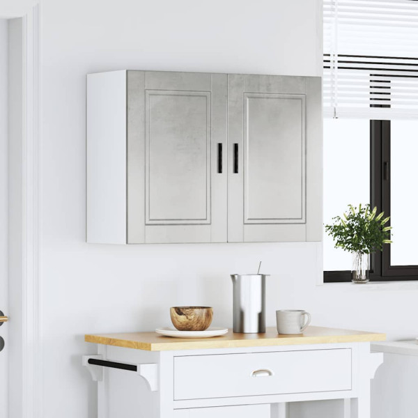Armario de pared cocina Porto madera ingeniería gris hormigón M 4