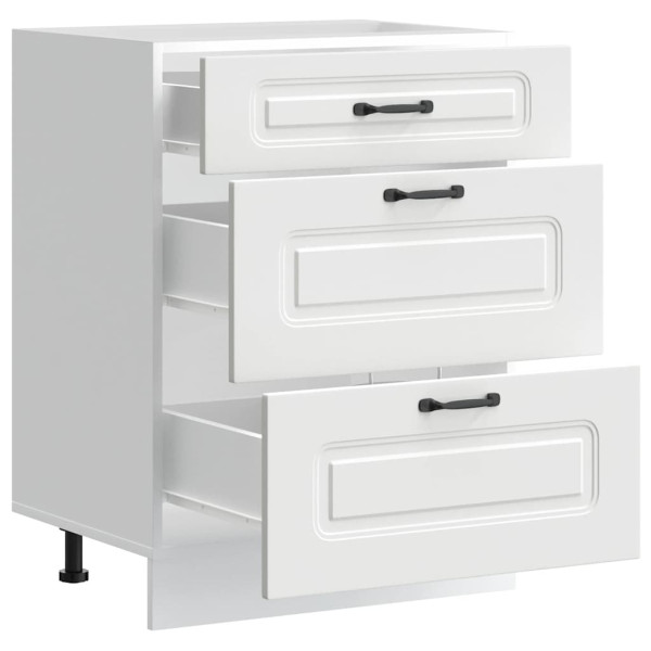 Mueble bajo de cocina Kalmar madera de ingeniería blanca M 5