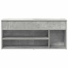 Banco zapatero madera de ingeniería gris hormigón 102x30.5x45cm 4