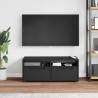 Mueble de TV VISNES negro 100x40x38 cm madera de ingeniería 3