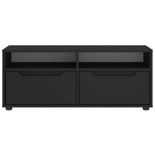 Mueble de TV VISNES negro 100x40x38 cm madera de ingeniería M 5