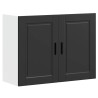 Mueble de pared de cocina Porto madera contrachapada negra 2