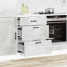 Mueble bajo de cocina Kalmar madera de ingeniería gris hormigón 3