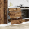 Mueble bajo de cocina de madera antigua de madera de ingeniería 3
