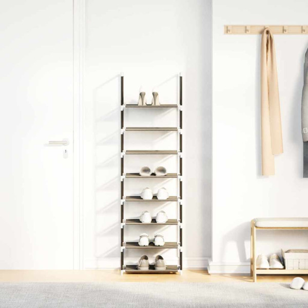 Sapateira 8 camadas 44x28x145 cm tecido não tecido preto M 4