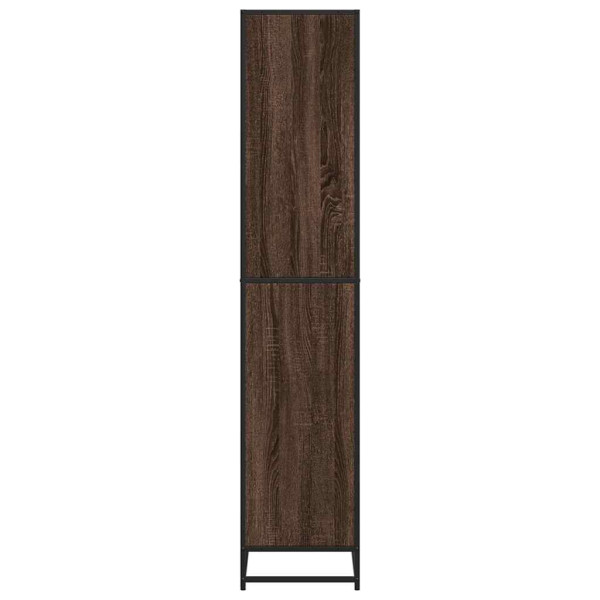 Estantería madera de ingeniería marrón roble 80.5x35x170.5 cm M 5