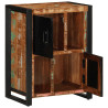 Aparador madera maciza reciclada multicolor 55x35x70 cm 5