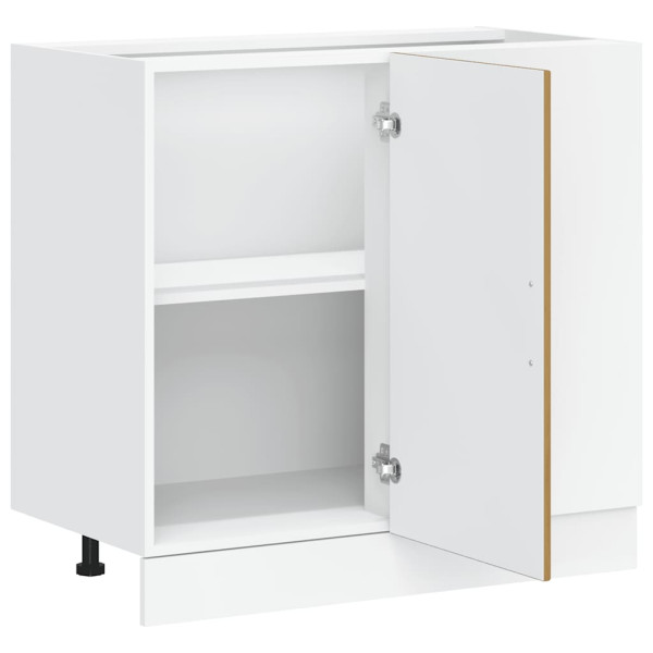 Mueble bajo para fregadero Lucca madera artesanal de roble M 5