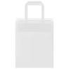 Sacos de papel 250 unid com alças branco 18x8x22 cm 5