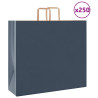 Bolsas de papel kraft con asas 250 uds azul 54x15x49 cm 1