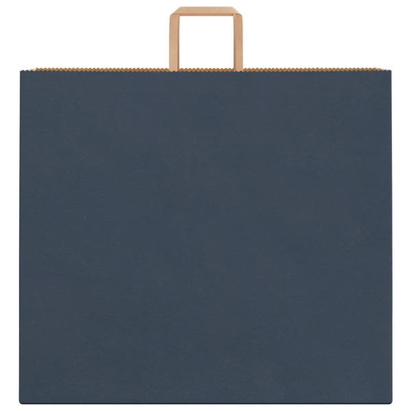 Sacos de papel 250 unid com alças azul 54x15x49 cm M 5