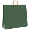 Bolsas de papel kraft con asas 250 uds verde 54x15x49 cm 4