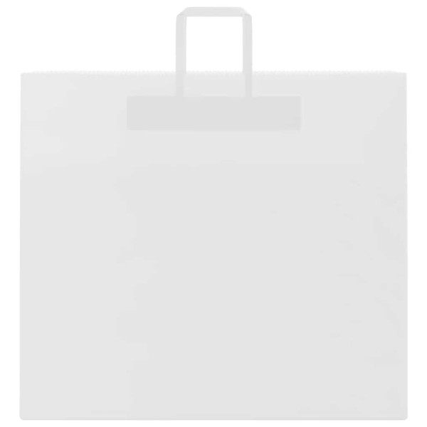 Sacos de papel 250 unid com alças branco 54x15x49 cm M 5