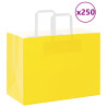 Bolsas de papel kraft con asas 250 uds amarillas 32x17x25 cm 1