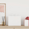 Bolsas de papel kraft con asas 50 uds blanca 32x17x25 cm 2