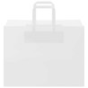 Sacos de papel 50 unid com alças branco 32x17x25 cm 5