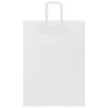 Bolsas de papel kraft con asas 250 uds blanca 32x17x44 cm 5