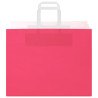 Bolsas de papel kraft con asas 250 uds rosa 32x22x24 cm 5