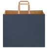 Bolsas de papel kraft con asas 50 uds azul 32x22x24 cm 5