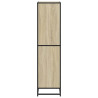 Estantería de madera de ingeniería roble Sonoma 60x35x139 cm 5