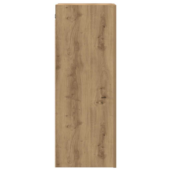 Muebles de TV 2 uds madera roble artisan 30.5x30x90 cm M 5