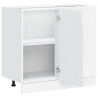 Mueble bajo para fregadero Lucca blanco brillante 5