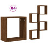 Prateleiras de parede em forma de cubo 4 pcs 30x15x30cm 2