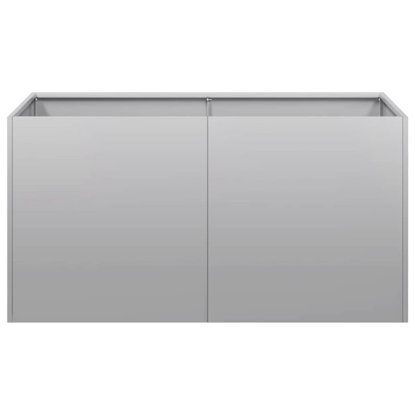 Jardinera 80x40x40 cm de acero galvanizado M 4