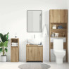 Mueble de lavabo de baño madera roble artisan 60x33x60 cm 4