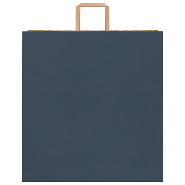 Bolsas de papel kraft con asas 250 uds azul 45x17x48 cm M 5