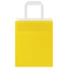 Sacos de papel 50 unid com alças amarelo 18x8x22 cm 5