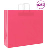 Bolsas de papel kraft con asas 250 uds rosa 54x15x49 cm 1