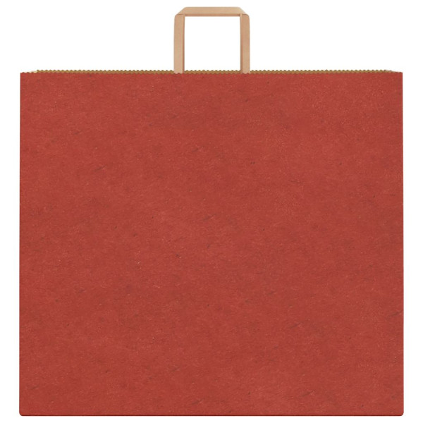 Bolsas de papel kraft con asas 250 uds rojo 54x15x49 cm M 5