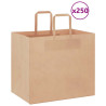 Bolsas de papel kraft con asas 250 uds marrón 32x22x28 cm 1