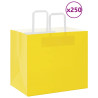 Bolsas de papel kraft con asas 250 uds amarillas 32x22x28 cm 1