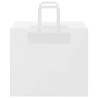 Bolsas de papel kraft con asas 50 uds blanca 32x22x28 cm 5