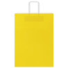 Sacos de papel 50 unid com alças amarelo 32x17x44 cm 4