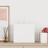 Bolsas de papel kraft con asas 250 uds blanca 32x22x28 cm 2