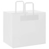 Bolsas de papel kraft con asas 250 uds blanca 32x22x28 cm 3