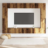 Muebles de TV de pared 8 uds. madera vieja madera de ingeniería 3