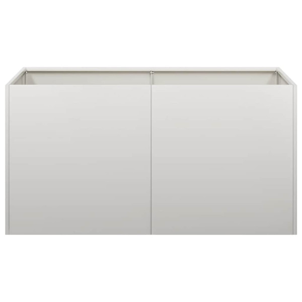 Plantador 80x40x40 cm aço inoxidável M 4