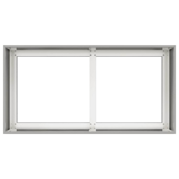 Plantador 80x40x40 cm aço inoxidável M 5